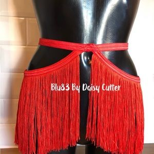 Sashay- Burlesque Fringe Shimmy Skirt Shimmy belt